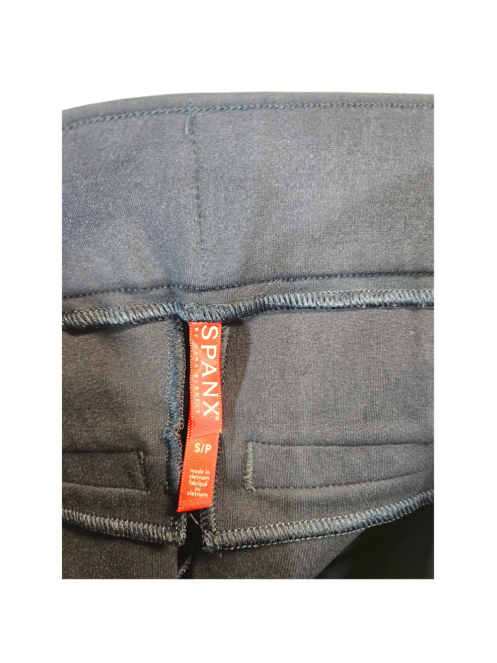 Spanx Perfect Pant 20254R Navy Ponte Slim Ankle Career Shaping Pants S - Picture 11 of 12